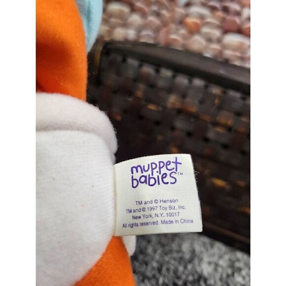 Muppet Babies Bean Bag Animal Plush 1997 Toy Biz Jim Henson Cartoon with Tags #A - Picture 7 of 8